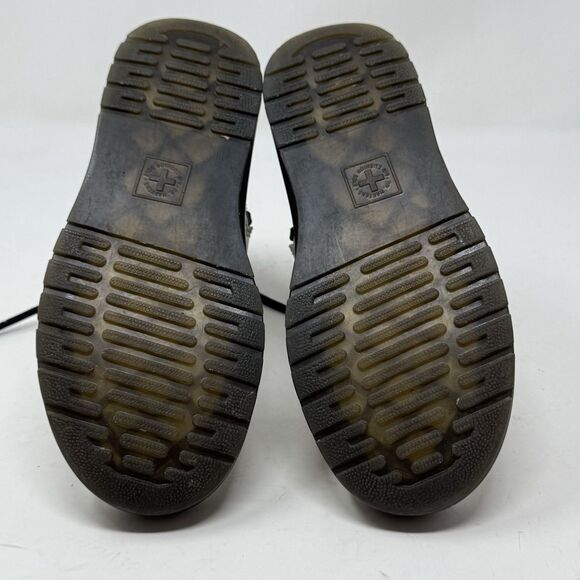 Dr Martens Zavala J Combat Boots Kids Girls Size 13 White Side Zipper Docs Doc - Picture 15 of 16